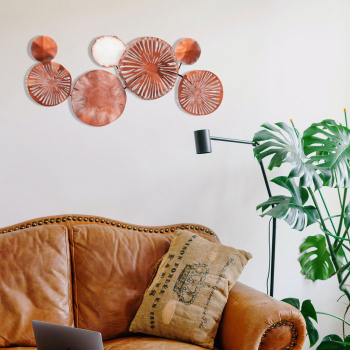 Wallity Accesorio Decorativo de Pared de Metal CH102-4 79 x 35 cm